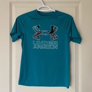 Under Armour Teal Youth Medium T-Shirt